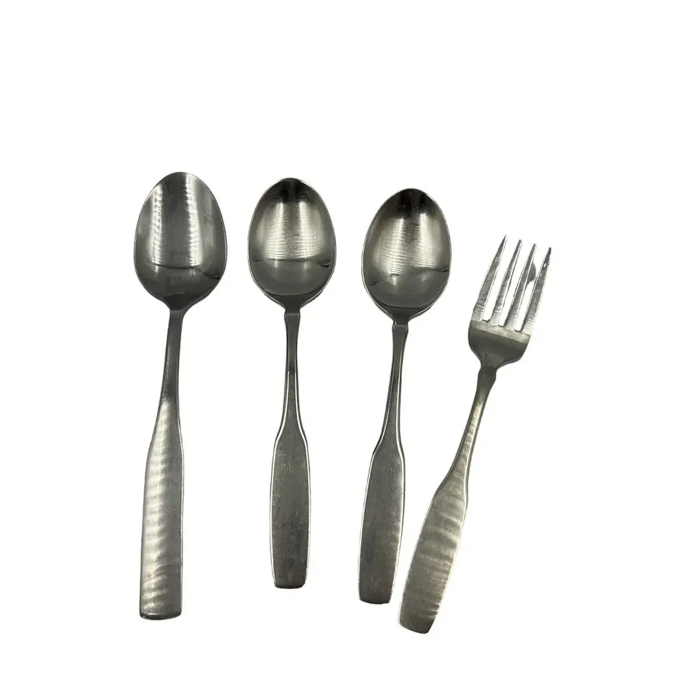 Vintage Community‎ Stainless Steel Spoons Fork Set Retired Style Square Handle